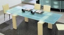 Deska stolu sklo